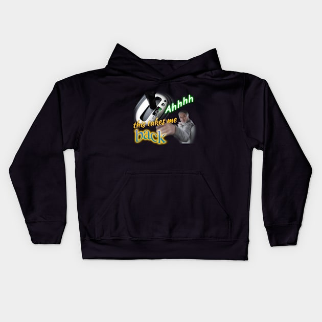 Ahhhh This Takes Me Back Meme Kids Hoodie by swankyswamprat